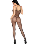 Bodystocking a Rete Con Cavallo Aperto - Nero | Leg Avenue 89375