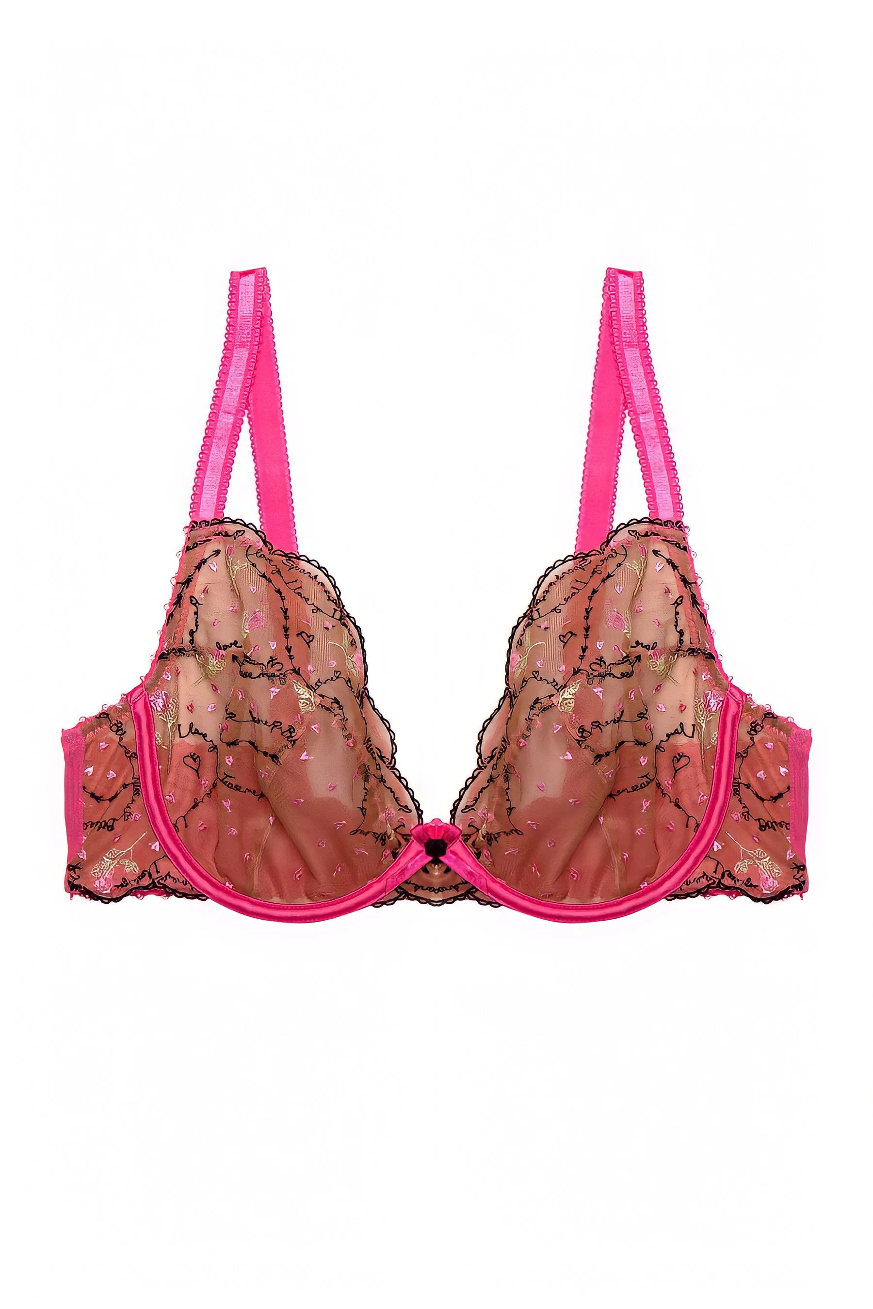 Reggiseno a balconcino - Spank Me Pink - The Game Lingerie