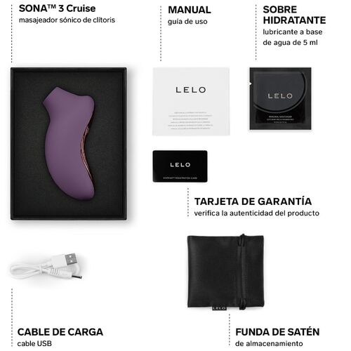 LELO - SONA 3 MASSAGGIATORE CLITORIDEO SONICO