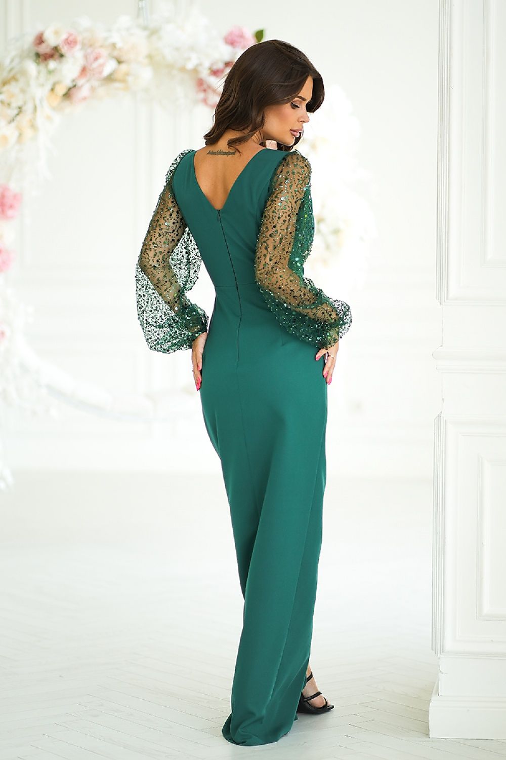  Vestito lungo model 199011 Bicotone 