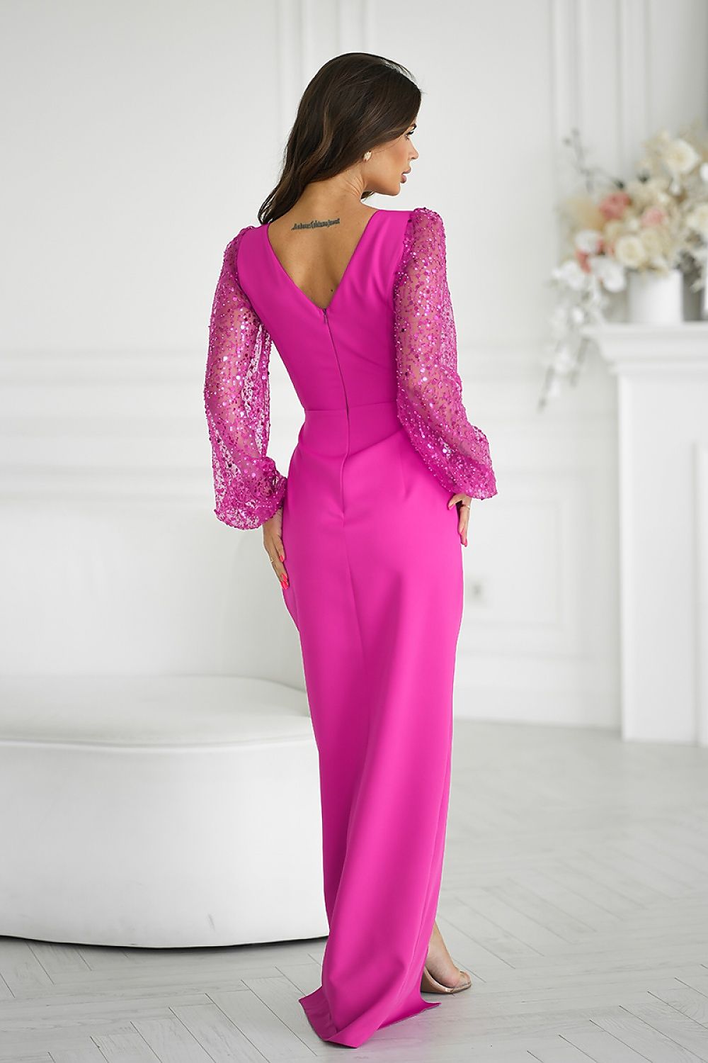  Vestito lungo model 199012 Bicotone 