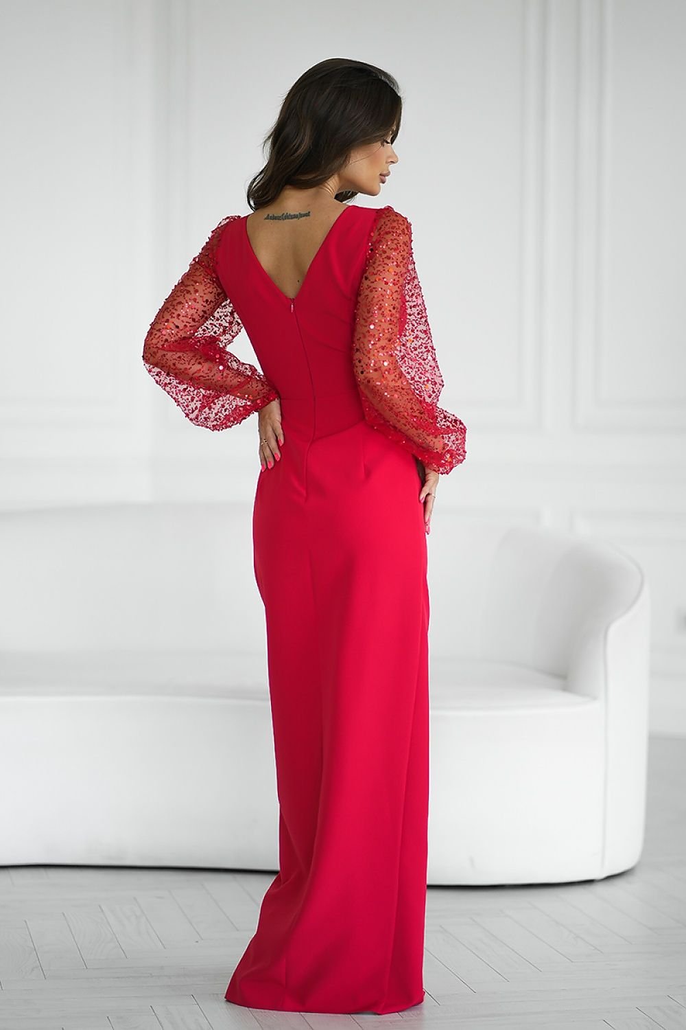  Vestito lungo model 199008 Bicotone 
