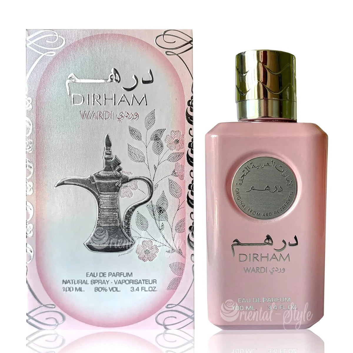 Ard Al Zaafaran Dirham Wardi Eau De Parfum 100ml – Fragranza Floreale e Fruttata da Donna - ARD AL ZAAFARAN - Intimo per le occasioni speciali | The Game Lingerie