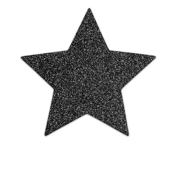 BIJOUX - CAPPUCCI PER CAPEZZOLI INDISCRETI BLACK STAR FLASH - BIJOUX FLASH COLLECTION - Intimo per le occasioni speciali | The Game Lingerie