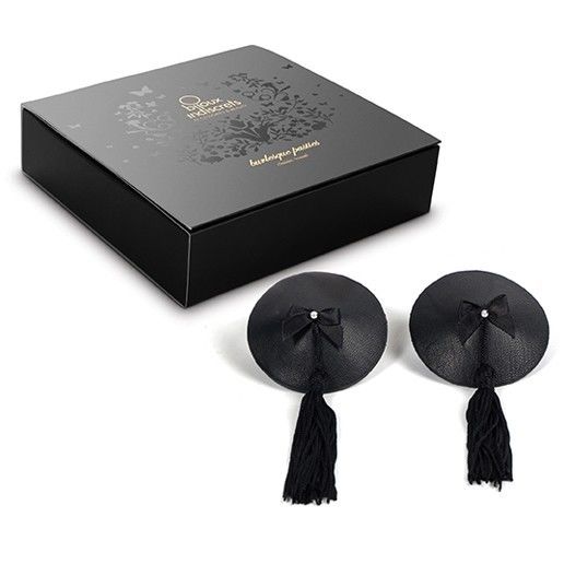 BIJOUX - COPRICAPEZZOLI NERI BURLESQUE - BIJOUX BURLESQUE PASTIES - Intimo per le occasioni speciali | The Game Lingerie