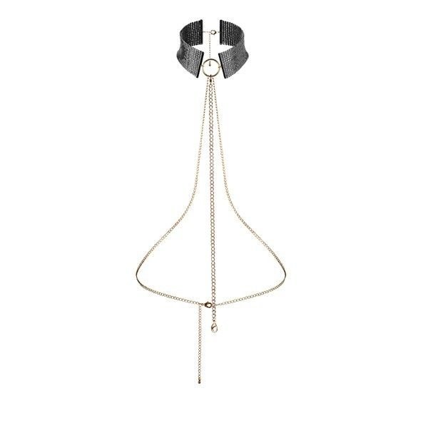BIJOUX - DÉSIR MÉTALLIQUE COLLANA METALLICA NERA - BIJOUX DESIRE METALLIQUE - Intimo per le occasioni speciali | The Game Lingerie