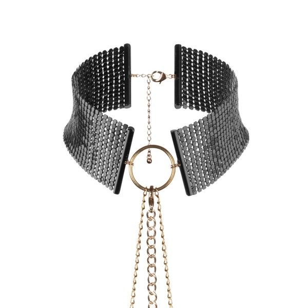 BIJOUX - DÉSIR MÉTALLIQUE COLLANA METALLICA NERA - BIJOUX DESIRE METALLIQUE - Intimo per le occasioni speciali | The Game Lingerie