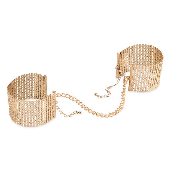 BIJOUX - DÉSIR MÉTALLIQUE MANETTE IN RETE DI METALLO DORATO - BIJOUX DESIRE METALLIQUE - Intimo per le occasioni speciali | The Game Lingerie