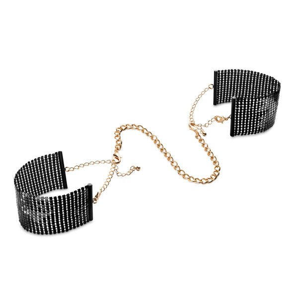 BIJOUX - DÉSIR MÉTALLIQUE MANETTE IN RETE DI METALLO NERO - BIJOUX DESIRE METALLIQUE - Intimo per le occasioni speciali | The Game Lingerie