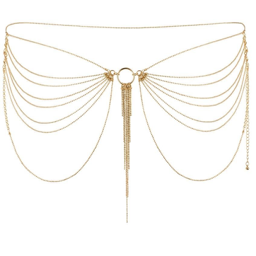 BIJOUX - GIOIELLO MAGNIFIQUE CON CATENA IN METALLO PER VITA DORATA - BIJOUX MAGNIFIQUE - Intimo per le occasioni speciali | The Game Lingerie