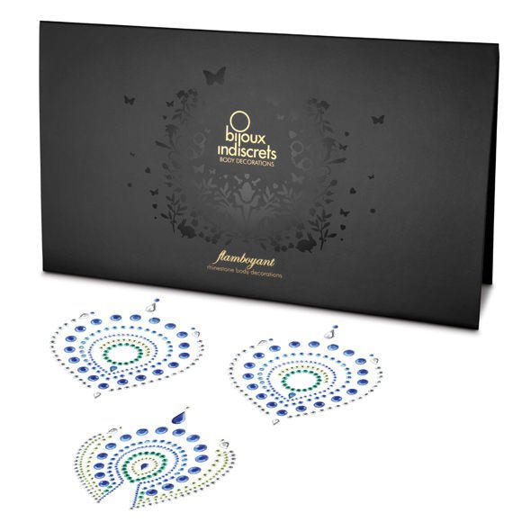 BIJOUX - INDISCRETI FLAMBOYANT BLU&VERDE - BIJOUX DESIRE METALLIQUE - Intimo per le occasioni speciali | The Game Lingerie