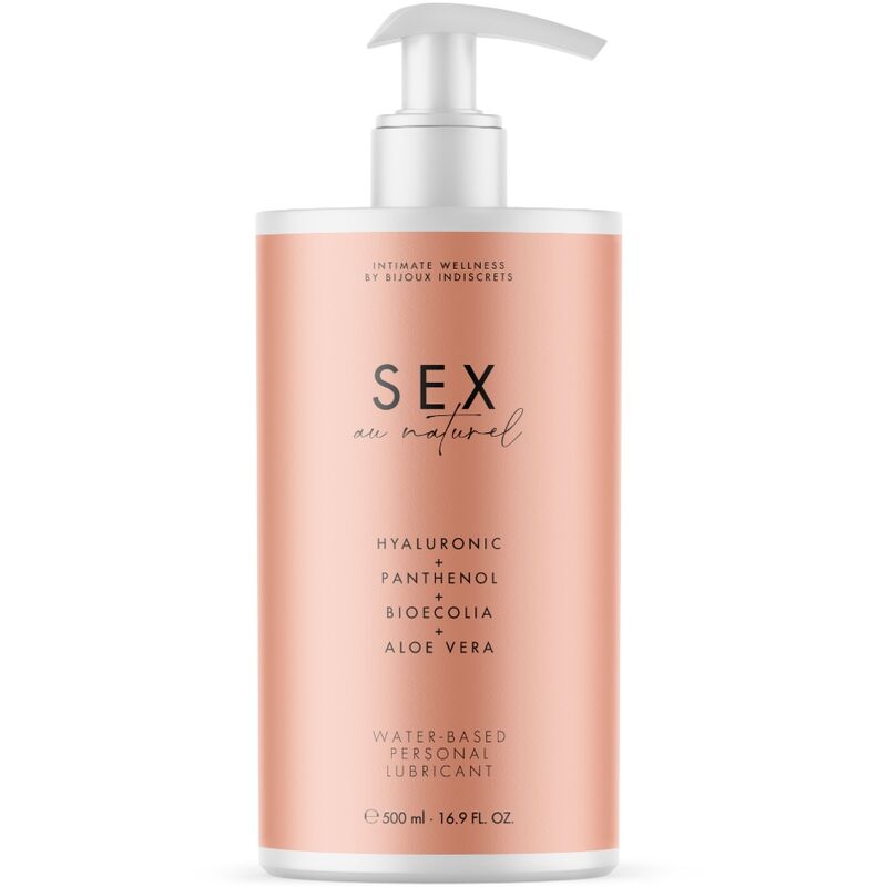BIJOUX - LUBRIFICANTE PERSONALE A BASE D'ACQUA 500 ML - BIJOUX AU NATUREL - Intimo per le occasioni speciali | The Game Lingerie
