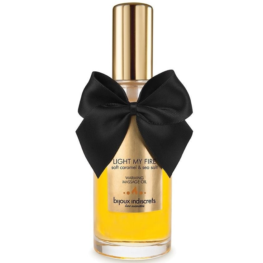 BIJOUX - OLIO DA MASSAGGIO EFFETTO CALDO AROMA CARAMELLO - BIJOUX LOVE COSMETIQUES - Intimo per le occasioni speciali | The Game Lingerie