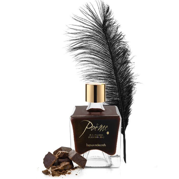 BIJOUX - POEME VERNICE ALIMENTARE CIOCCOLATO NERO 50 GR - BIJOUX POEME BODY PAINTING - Intimo per le occasioni speciali | The Game Lingerie