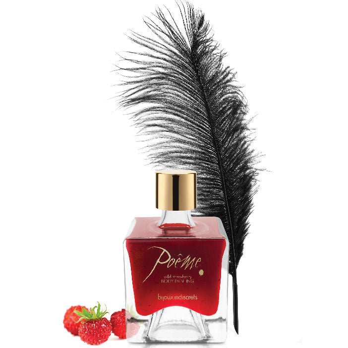 BIJOUX - POEME VERNICE ALIMENTARE FRAGOLA DI BOSCO 50 GR - BIJOUX POEME BODY PAINTING - Intimo per le occasioni speciali | The Game Lingerie