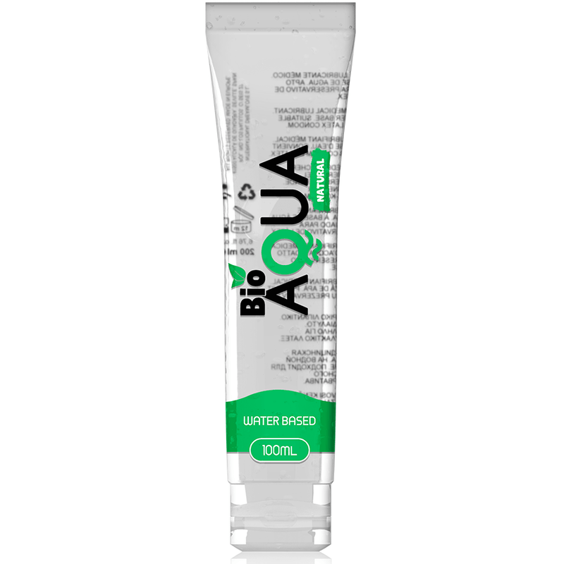 BIOAQUA - LUBRIFICANTE INGREDIENTI NATURALI A BASE ACQUA 100 ML - BIOAQUA - Intimo per le occasioni speciali | The Game Lingerie