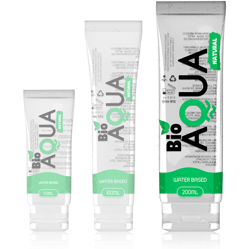 BIOAQUA - LUBRIFICANTE INGREDIENTI NATURALI A BASE ACQUA 200 ML - BIOAQUA - Intimo per le occasioni speciali | The Game Lingerie