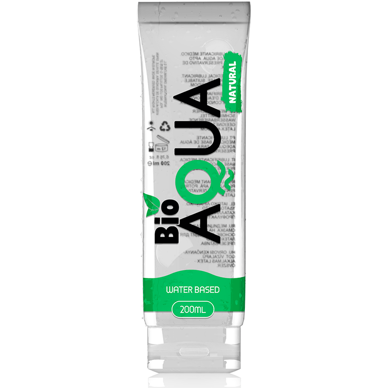 BIOAQUA - LUBRIFICANTE INGREDIENTI NATURALI A BASE ACQUA 200 ML - BIOAQUA - Intimo per le occasioni speciali | The Game Lingerie