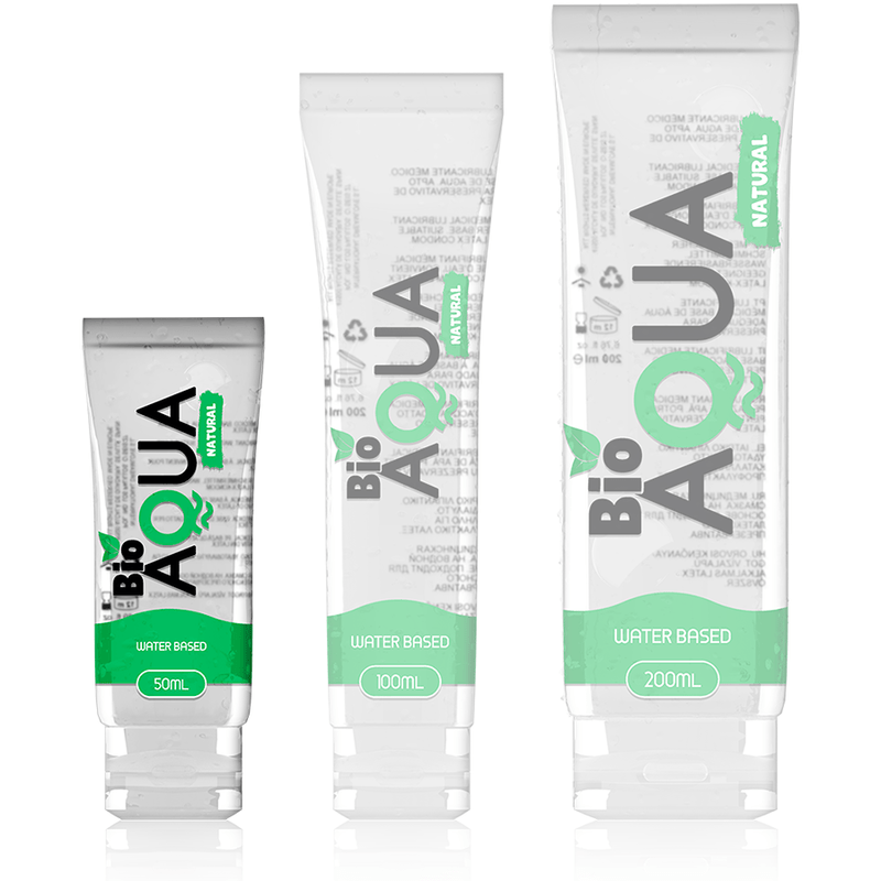 BIOAQUA - LUBRIFICANTE INGREDIENTI NATURALI A BASE ACQUA 50 ML - BIOAQUA - Intimo per le occasioni speciali | The Game Lingerie