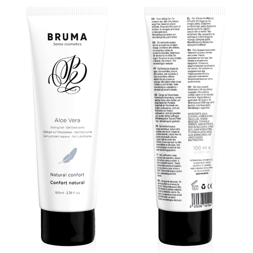 BRUMA - GEL SCORREVOLE ALOE VERA GUSTO CUPCAKE-PINA COLADA-NATURALE 100 ML - Intimo per le occasioni speciali | The Game Lingerie - Intimo per le occasioni speciali | The Game Lingerie