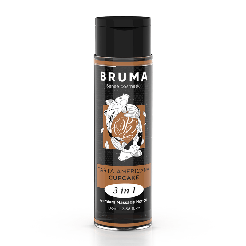 BRUMA - OLIO DA MASSAGGIO PREMIUM EFFETTO CALORE FRAGRANZA CUPACKE 3 IN 1 - 100 ML - BRUMA - Intimo per le occasioni speciali | The Game Lingerie
