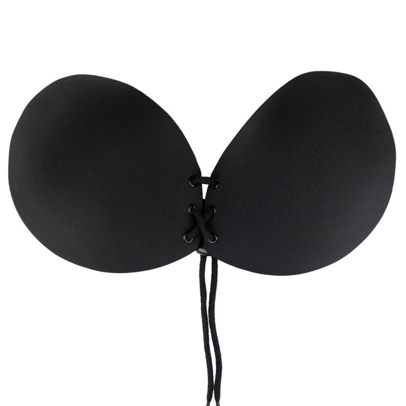 BYE - BRA - REGGISENO ADHESIVO ENTRELAZADO NERO COPPA A - BYE BRA - BRAS - Intimo per le occasioni speciali | The Game Lingerie
