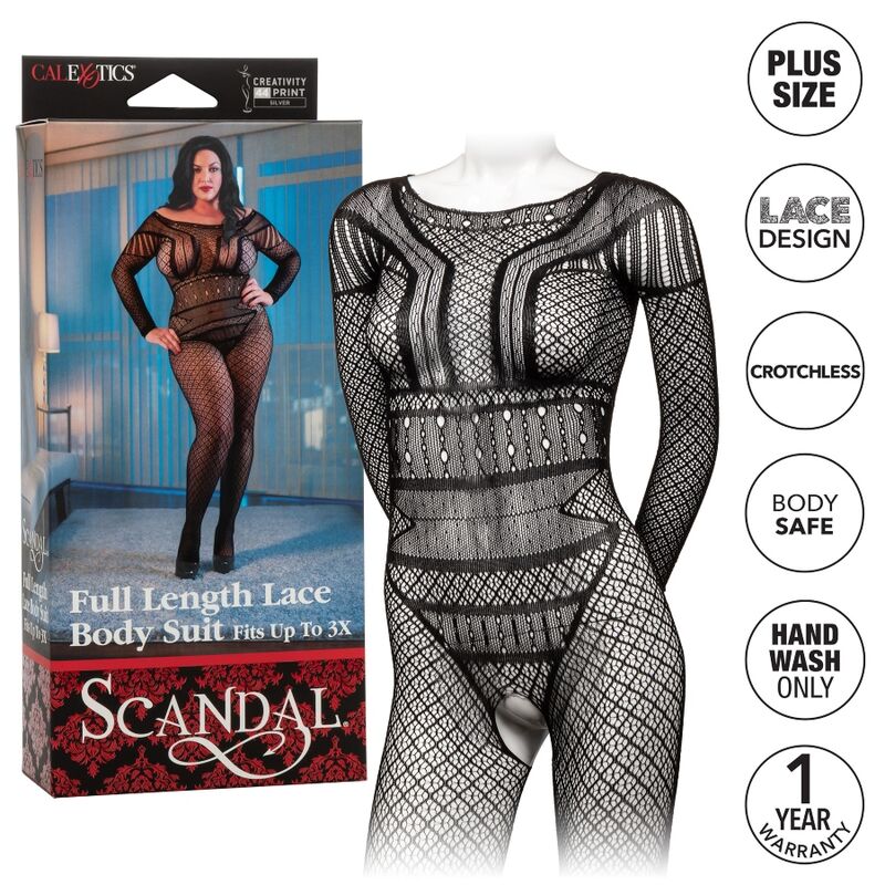 CALEXOTICS - BODY IN PIZZO TAGLIA PLUS - CALEXOTICS - Intimo per le occasioni speciali | The Game Lingerie