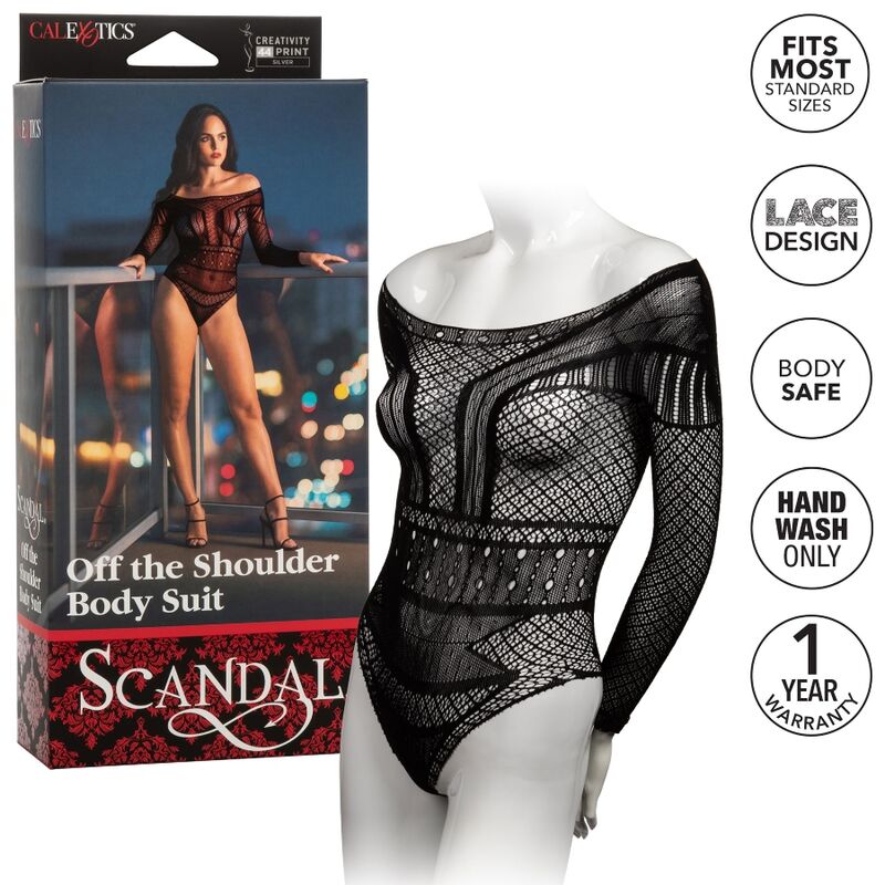 CALEXOTICS - BODY SPALLA SCANDAL TAGLIA UNICA - CALEXOTICS - Intimo per le occasioni speciali | The Game Lingerie