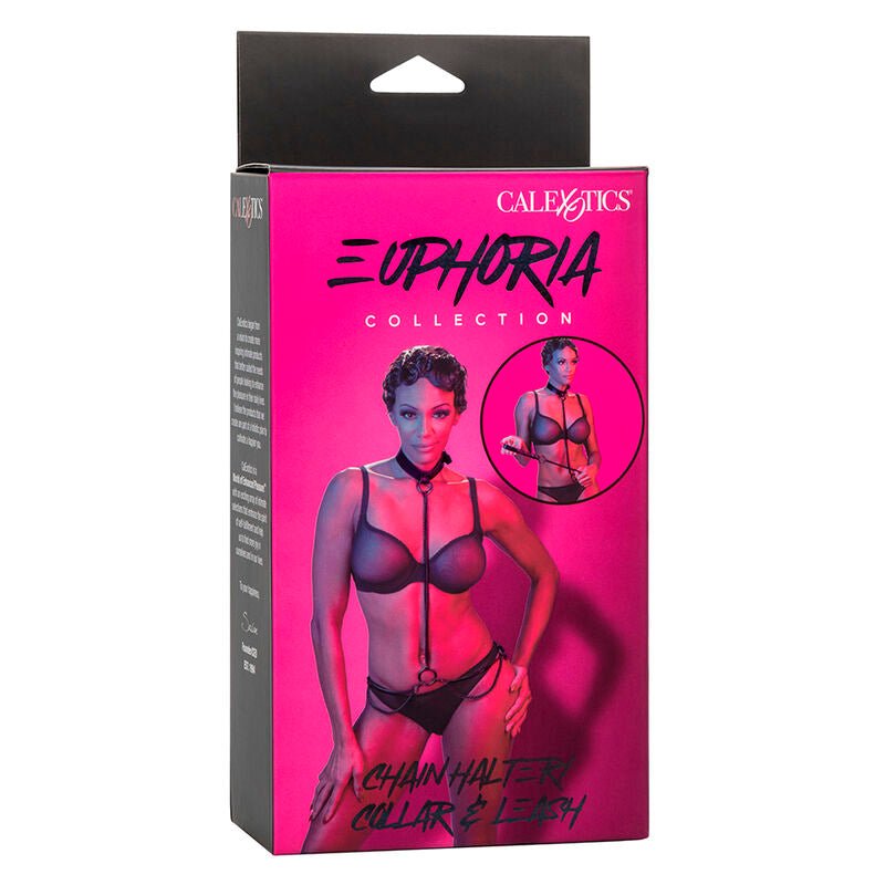 CALEXOTICS - EUPHORIA COLLARE A CATENA E GUINZAGLIO - CALEXOTICS - Intimo per le occasioni speciali | The Game Lingerie