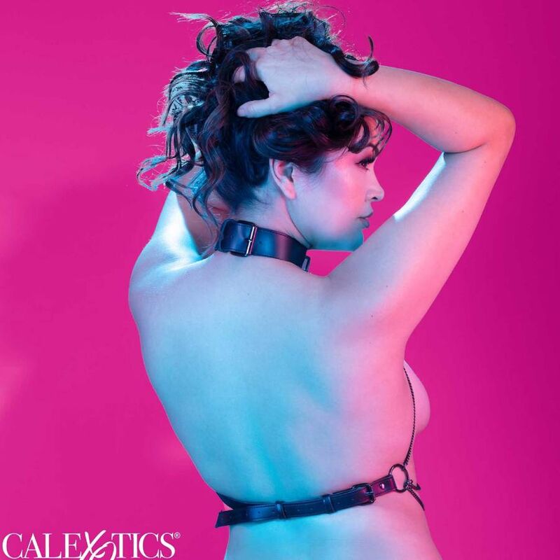 CALEXOTICS - EUPHORIA IMBRACATURA COLLETTO MULTI CATENA PLUS TAGLIA - CALEXOTICS - Intimo per le occasioni speciali | The Game Lingerie