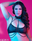 CALEXOTICS - EUPHORIA IMBRACATURA COLLETTO MULTI CATENA PLUS TAGLIA - CALEXOTICS - Intimo per le occasioni speciali | The Game Lingerie