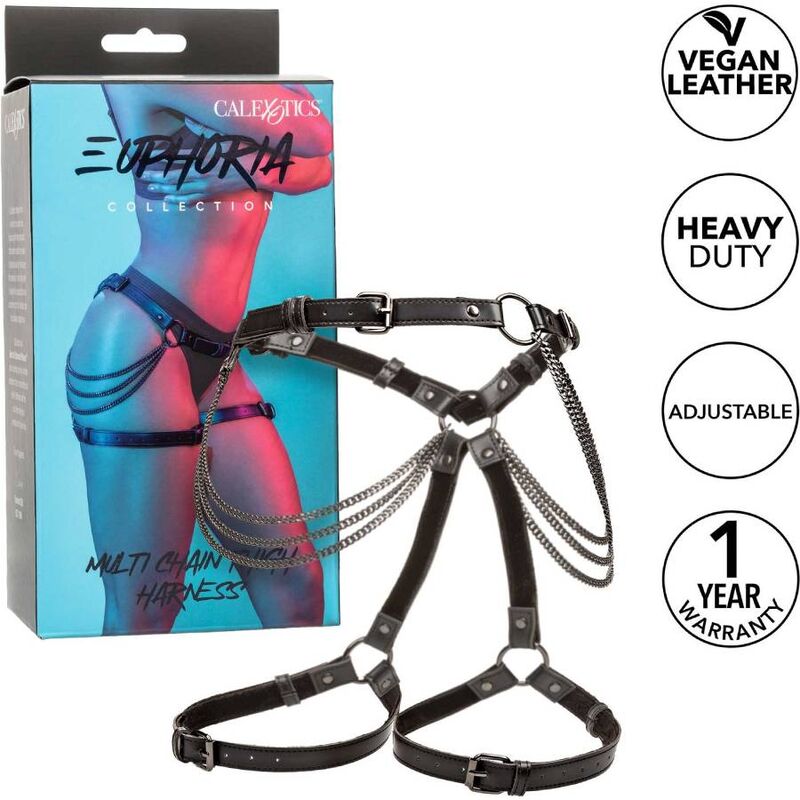 CALEXOTICS - EUPHORIA IMBRACATURA PER COSCIA MULTI CATENA - CALEXOTICS - Intimo per le occasioni speciali | The Game Lingerie