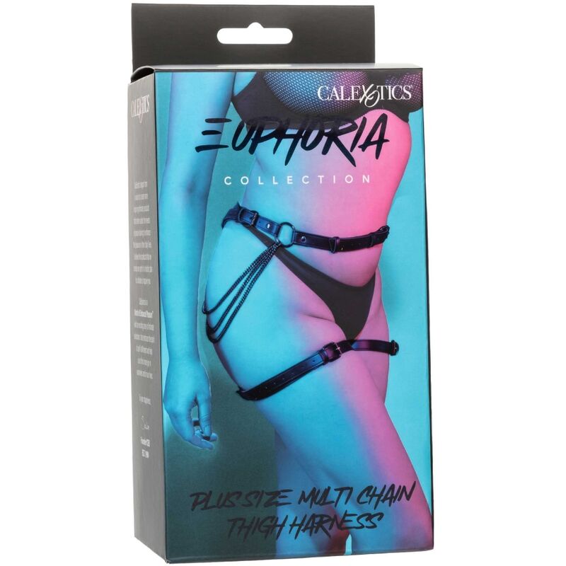 CALEXOTICS - EUPHORIA IMBRACATURA PER COSCIA MULTI CATENA PLUS TAGLIA - CALEXOTICS - Intimo per le occasioni speciali | The Game Lingerie