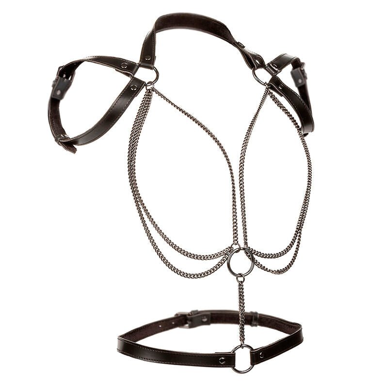 CALEXOTICS - EUPHORIA MULTICHAIN HALTER HARNESS PREMIUM TAGLIA PIÙ GRANDE - CALEXOTICS - Intimo per le occasioni speciali | The Game Lingerie