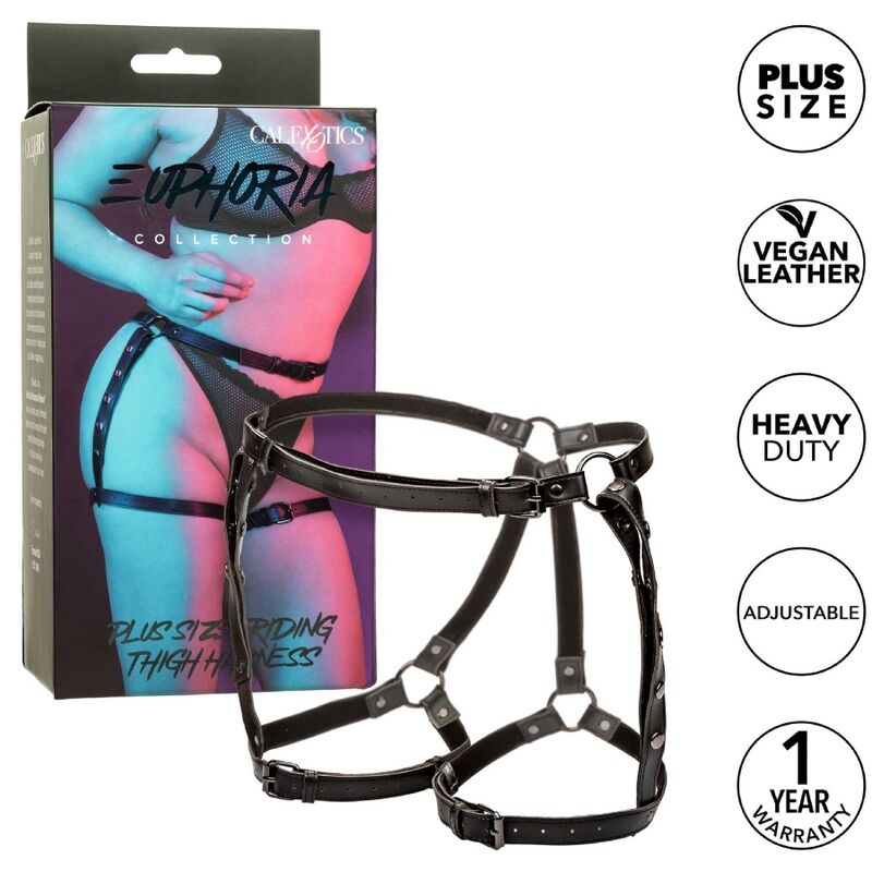 CALEXOTICS - EUPHORIA PETTORINA DA EQUITAZIONE PLUS TAGLIA - CALEXOTICS - Intimo per le occasioni speciali | The Game Lingerie