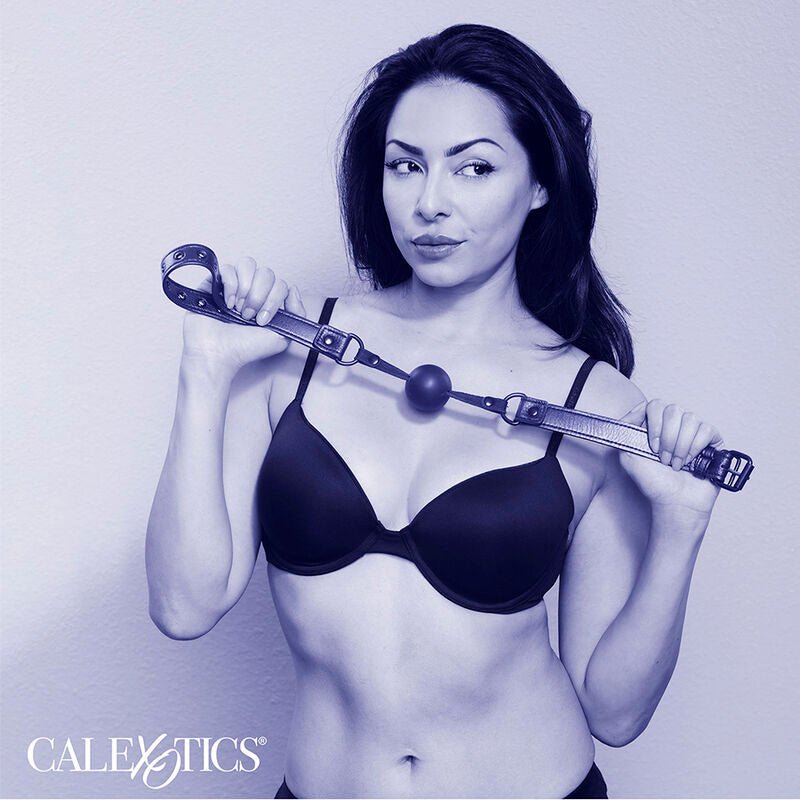 CALEXOTICS - NOCTURNAL BALL GAG SILICONE NERO - CALEXOTICS - Intimo per le occasioni speciali | The Game Lingerie