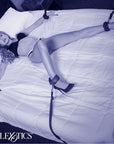 CALEXOTICS - NOCTURNAL CINGHIE PER LETTO IN PELLE REGOLABILI NERE - CALEXOTICS - Intimo per le occasioni speciali | The Game Lingerie