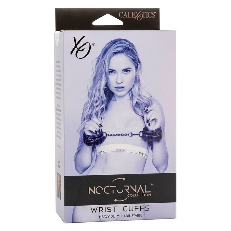 CALEXOTICS - NOCTURNAL MANICHETTE DA POLSO IN PELLE REGOLABILI NERE - CALEXOTICS - Intimo per le occasioni speciali | The Game Lingerie
