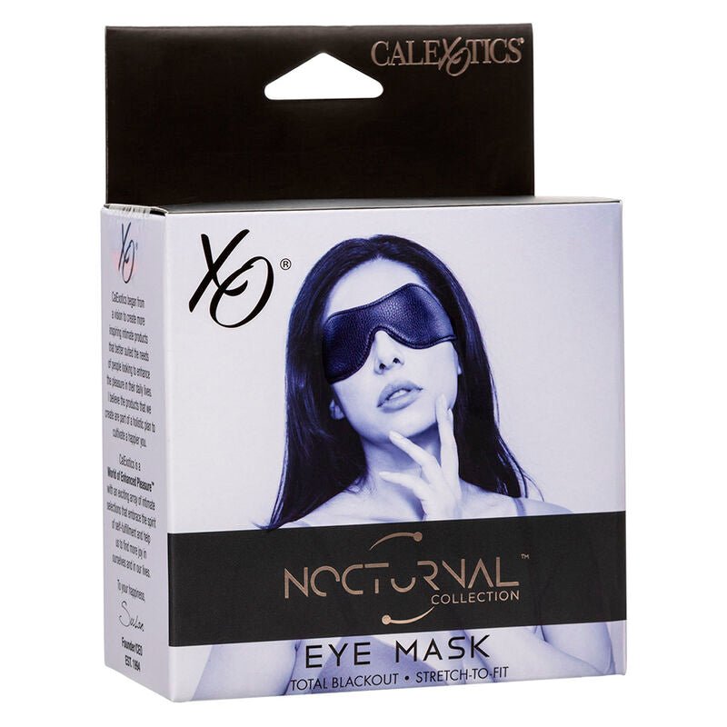 CALEXOTICS - NOCTURNAL MASCHERA IN PVC PELLE NERA - CALEXOTICS - Intimo per le occasioni speciali | The Game Lingerie