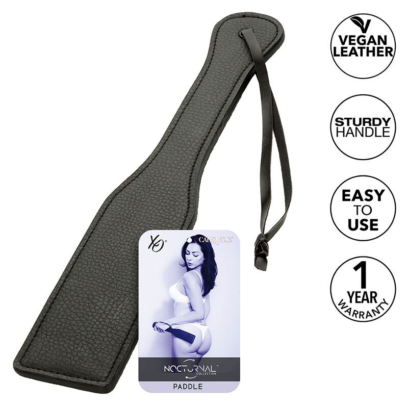 CALEXOTICS - NOCTURNAL PELLE PADDLE NERA - CALEXOTICS - Intimo per le occasioni speciali | The Game Lingerie