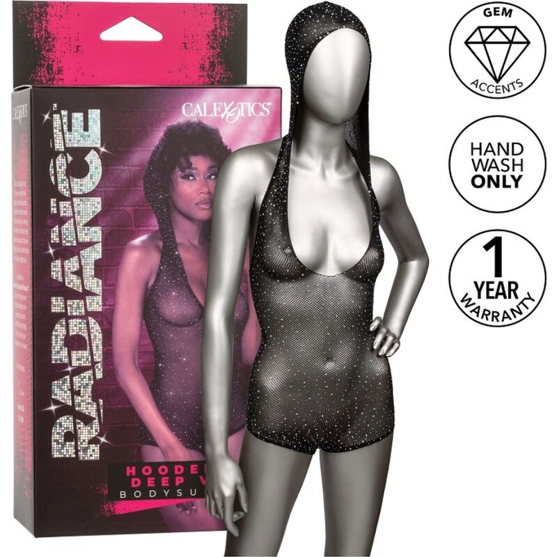 CALEXOTICS - RADIANCE BODY A V PROFONDO CON CAPPUCCIO - CALEXOTICS - Intimo per le occasioni speciali | The Game Lingerie