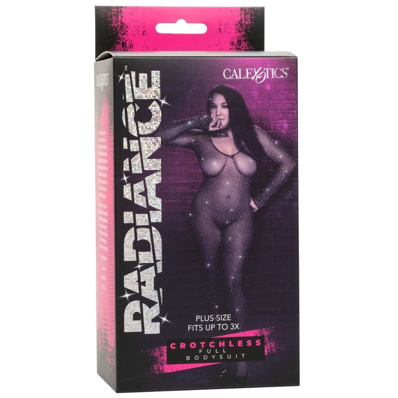 CALEXOTICS - RADIANCE BODY INTERO SENZA CAVALLETTO RHINE TAGLIA PLUS - CALEXOTICS - Intimo per le occasioni speciali | The Game Lingerie