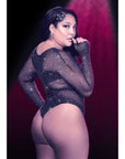 CALEXOTICS - RADIANCE BODY MANICA LUNGA RHINE TAGLIA PLUS - CALEXOTICS - Intimo per le occasioni speciali | The Game Lingerie