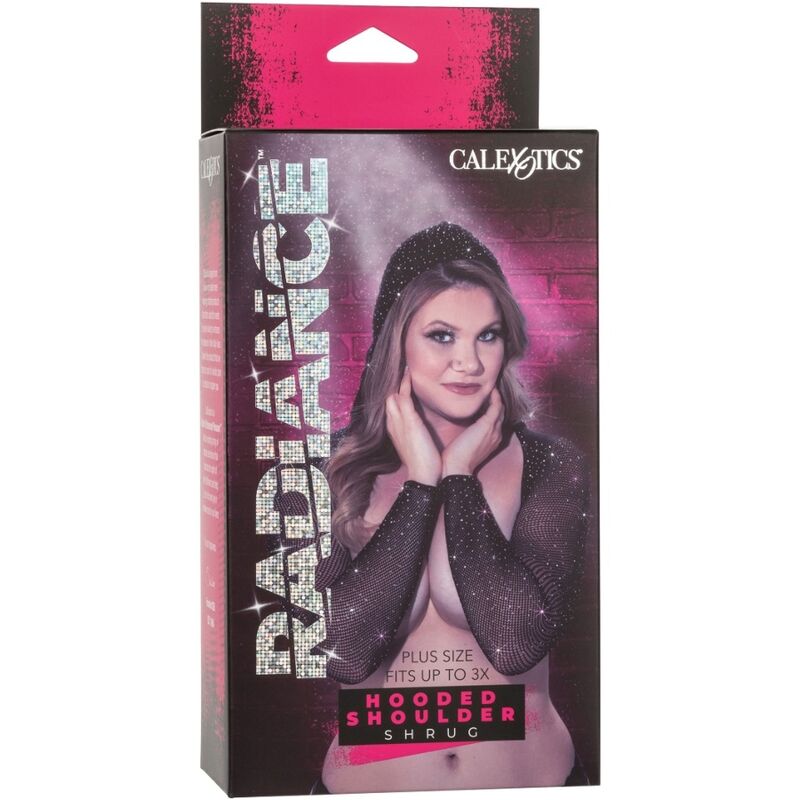 CALEXOTICS - RADIANCE COPRISPALLA CON CAPPUCCIO RHINE PLUS TAGLIA - CALEXOTICS - Intimo per le occasioni speciali | The Game Lingerie