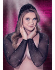 CALEXOTICS - RADIANCE COPRISPALLA CON CAPPUCCIO RHINE PLUS TAGLIA - CALEXOTICS - Intimo per le occasioni speciali | The Game Lingerie