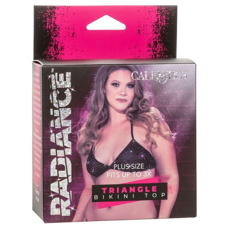 CALEXOTICS - RADIANCE TOP BIKINI A TRIANGOLO RHINE TAGLIA PLUS - CALEXOTICS - Intimo per le occasioni speciali | The Game Lingerie