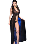 CHILIROSE - CR 3275 BABYDOLL LUNGO E PERIZOMA NERO S/M - CHILIROSE BABYDOLLS - Intimo per le occasioni speciali | The Game Lingerie
