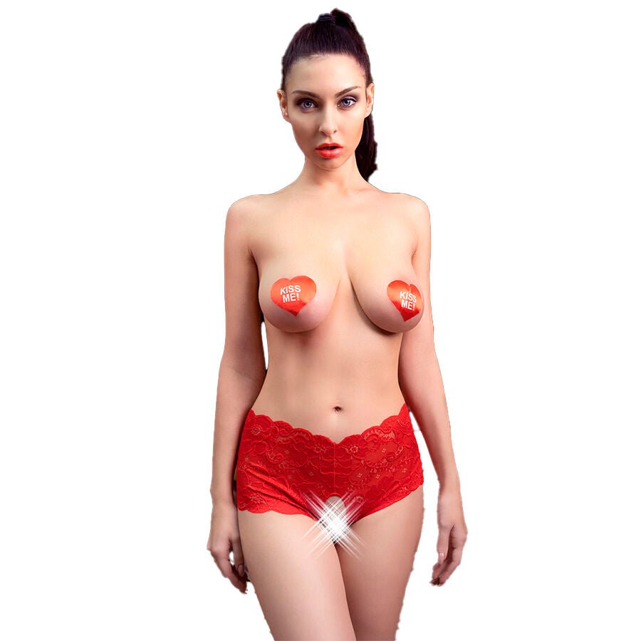 CHILIROSE - CR 4641 SLIP SENZA CAVALLO ROSSO L/XL - CHILIROSE PANTIES & THONGS - Intimo per le occasioni speciali | The Game Lingerie