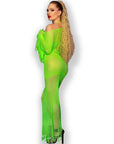 CHILIROSE - CR 4666 TOP E GONNA VERDE S/M - CHILIROSE SETS - Intimo per le occasioni speciali | The Game Lingerie