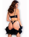 CHILIROSE - CR 4687 SET DUE PEZZI CROTCHLESS NERO M - CHILIROSE SETS - Intimo per le occasioni speciali | The Game Lingerie